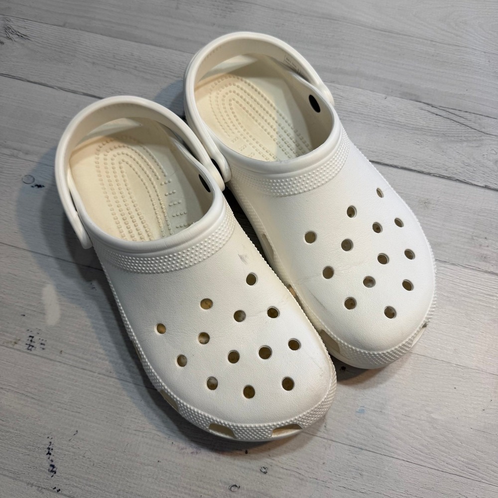 Crocs classic clogs shoes white men‎ 10 women's 12